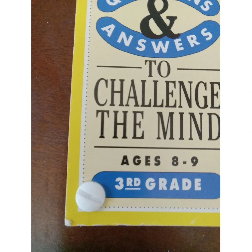 Brain Quest 3rd Grade Ages 8 9 Deck 1 & 2 Question Answer Challenge Mind Trivia
